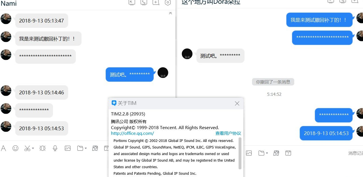电脑版TIM2.3.0防撤回DLL