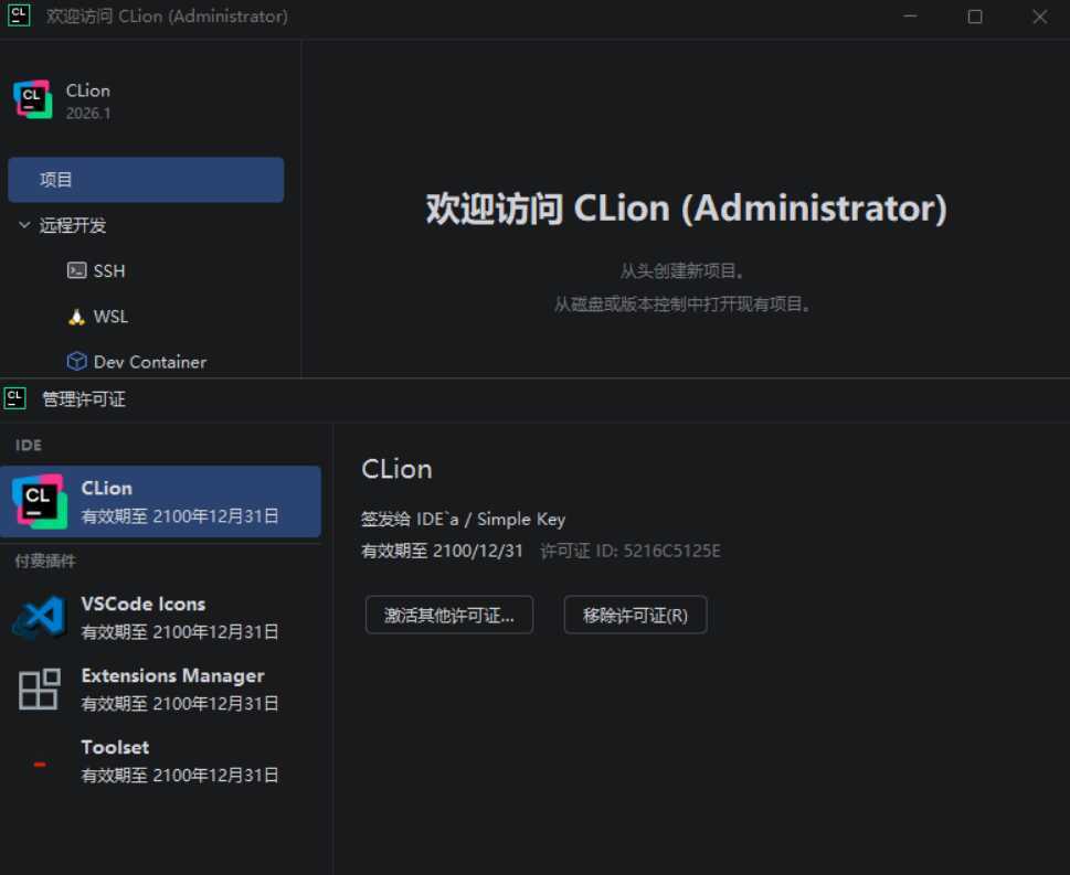 CLion v2026.1.0.0 高级版--第4张图片