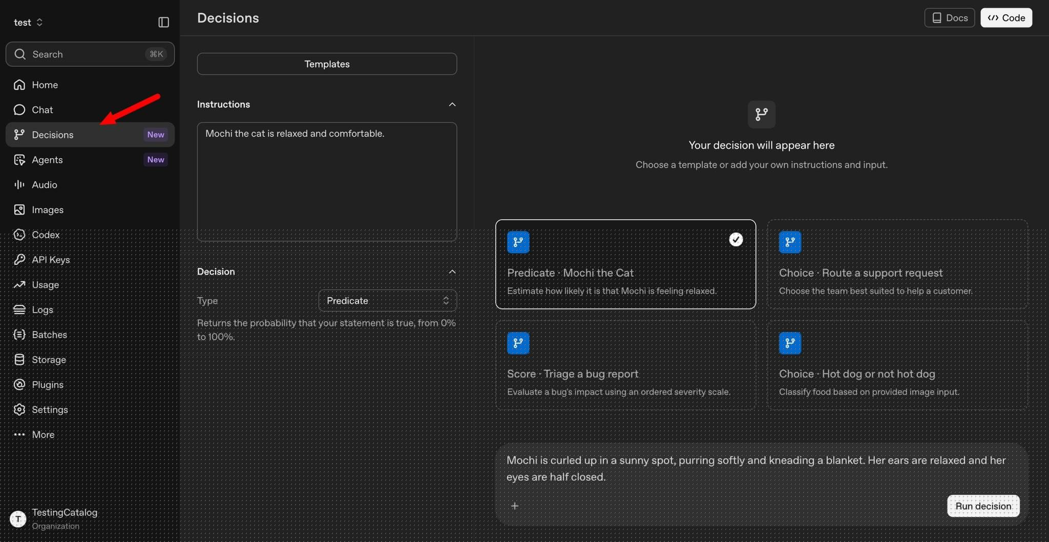 OpenAI_上线_Decisions_API_测试区 图1